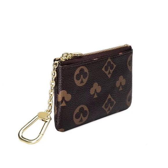 Brown Logo Keychain Wallet - New - Gift - Picture 4 of 6